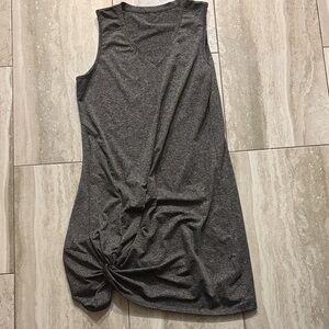 Sleeveless Gray Dress